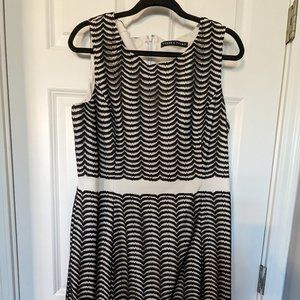 Ivanka Trump Black & White Cocktail Dress